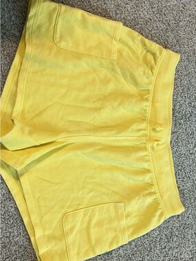 Cat & Jack Bright Yellow Athletic Pull-On Shorts